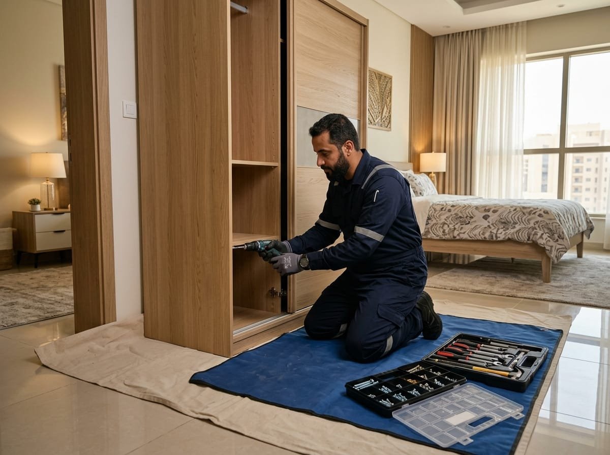 متى يحتاج الأثاث والدواليب إلى فك كامل قبل النقل؟